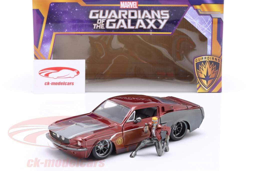 Shelby GT-500 con figura Star-Lord Marvel Guardians of the Galaxy 1:24 Jada Toys