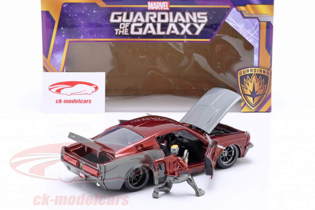 Shelby GT-500 с фигура Star-Lord Marvel Guardians of the Galaxy 1:24 Jada Toys