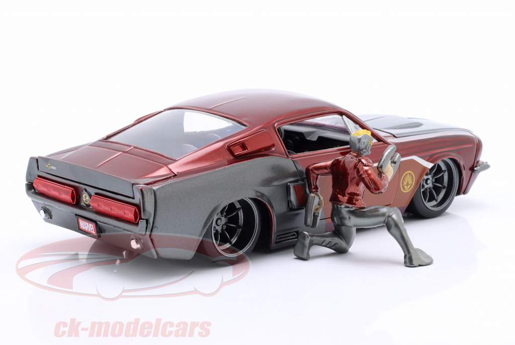 Shelby GT-500 met figuur Star-Lord Marvel Guardians of the Galaxy 1:24 Jada Toys