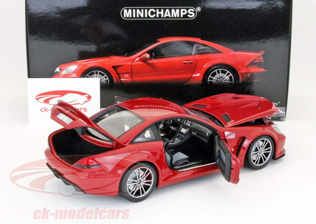 ミニチャンプス 1/18 メルセデス・ベンツ SL65 AMG BLACK series 2009 グレー メタリック 1&frasl;18 Mercedes Benz SL65 AMG Black Series PMA 1&frasl;18 Mercedes-Benz