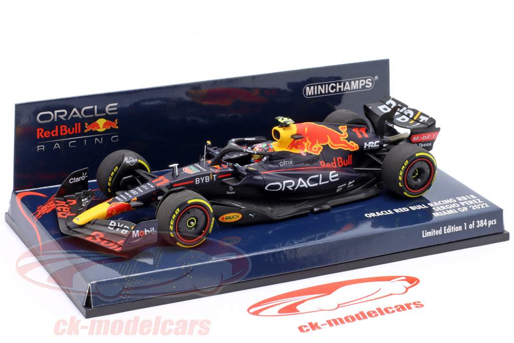 Sergio Perez Red Bull Racing RB18 #11 4 Miami GP formel 1 2022 1:43 Minichamps
