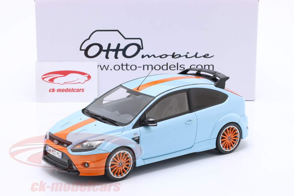Ford Focus MK2 RS LeMans Tribute 2010 gulf 蓝色的 / 橙子 1:18 OttOmobile