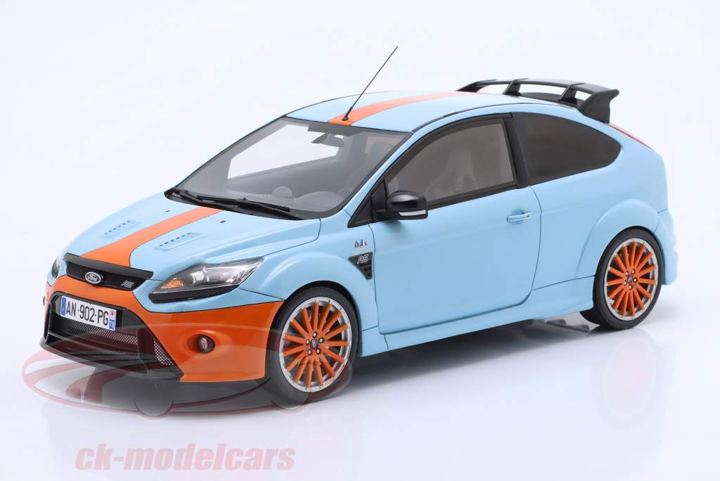 Ford Focus MK2 RS LeMans Tribute 2010 gulf 蓝色的 / 橙子 1:18 OttOmobile
