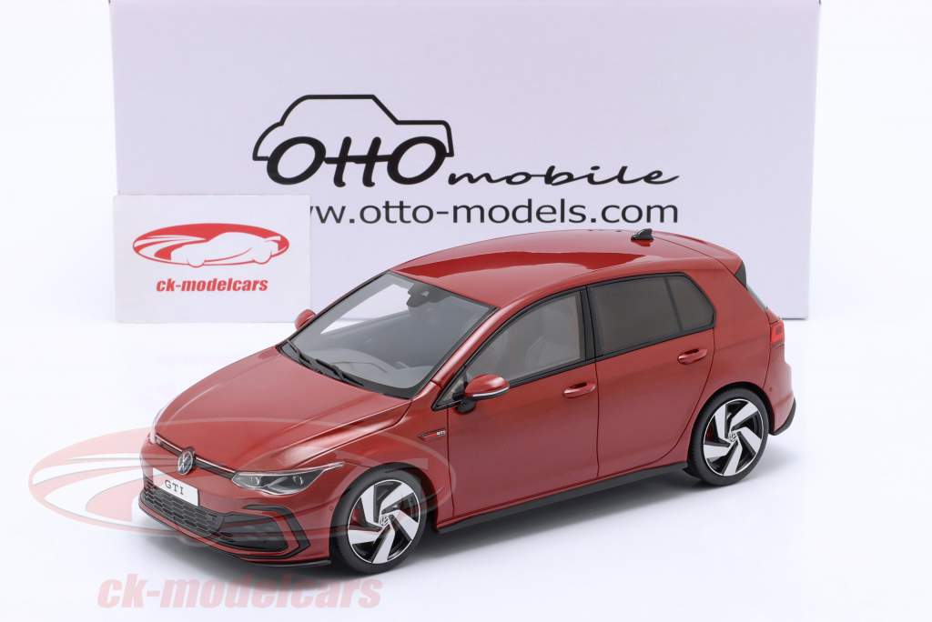 Volkswagen VW Golf VIII GTi Año de construcción 2021 rojo 1:18 OttOmobile