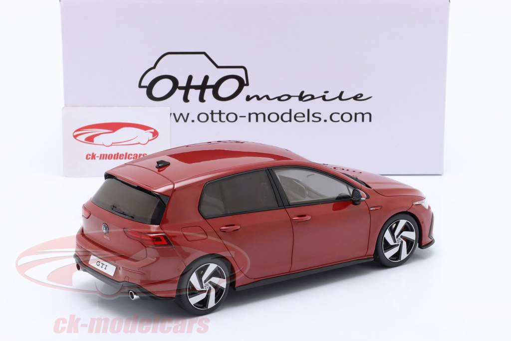 Volkswagen VW Golf VIII GTi Год постройки 2021 красный 1:18 OttOmobile