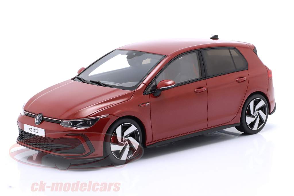 Volkswagen VW Golf VIII GTi 建设年份 2021 红色的 1:18 OttOmobile