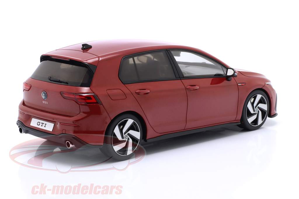 Volkswagen VW Golf VIII GTi Année de construction 2021 rouge 1:18 OttOmobile