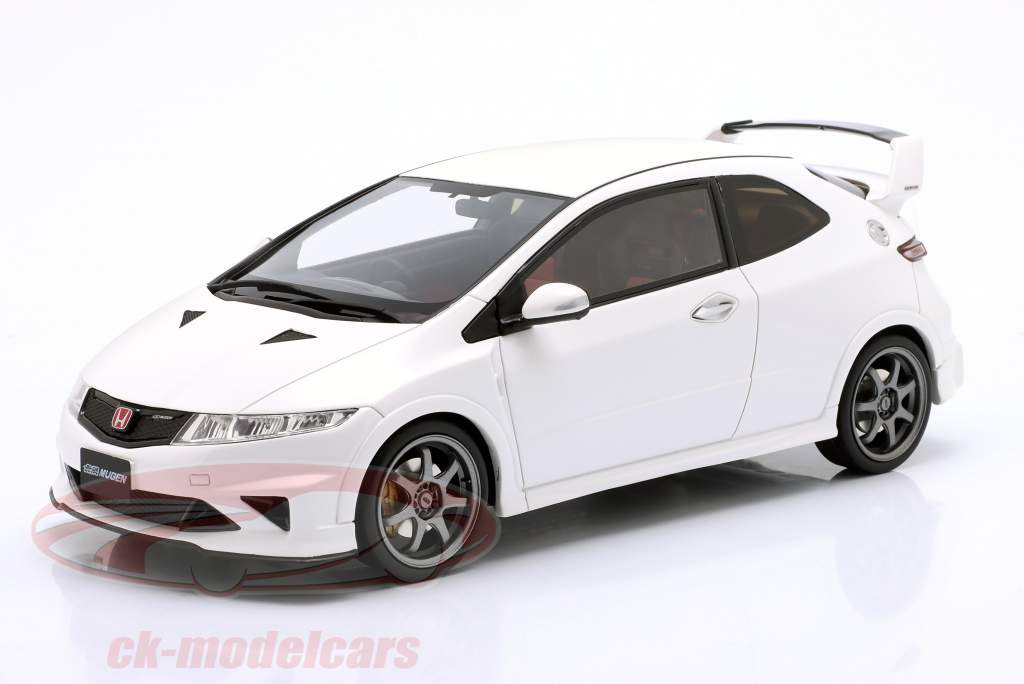 Honda Civic Type R (FN2) Mugen ano de construção 2010 branco 1:18 OttOmobile