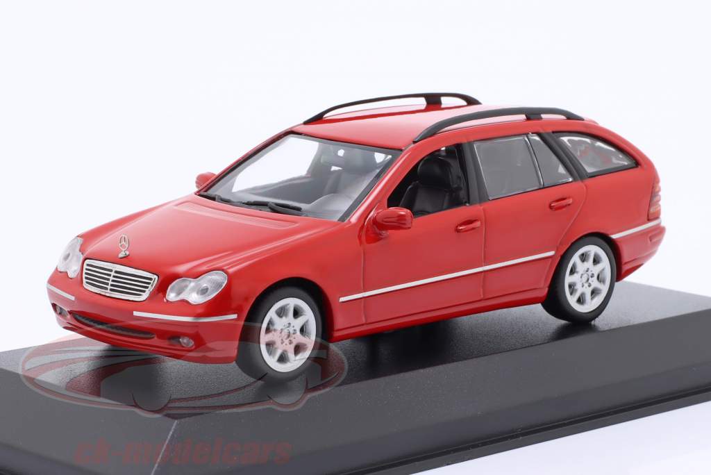 Mercedes-Benz C类 T型 (S203) 2001 红色的 1:43 Minichamps