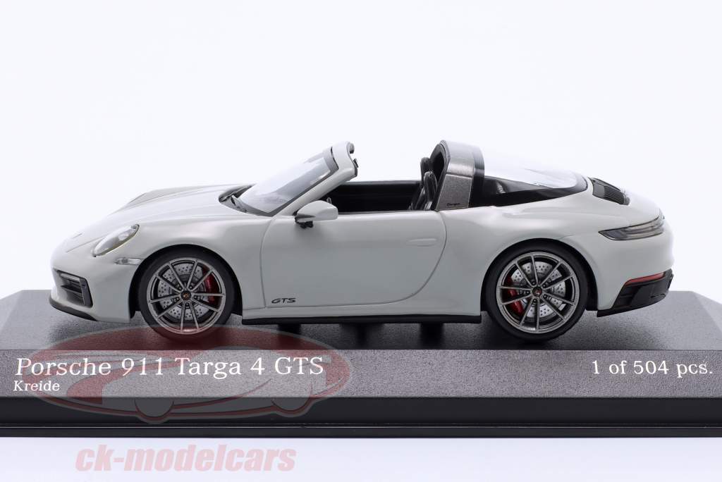 Porsche 911 (992) Targa 4 GTS Anno di costruzione 2022 gesso 1:43 Minichamps