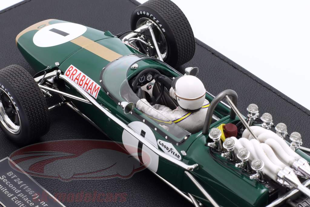 Jack Brabham Brabham BT24 #1 2.Platz Mexiko GP Formel 1 1967 1:18 GP Replicas