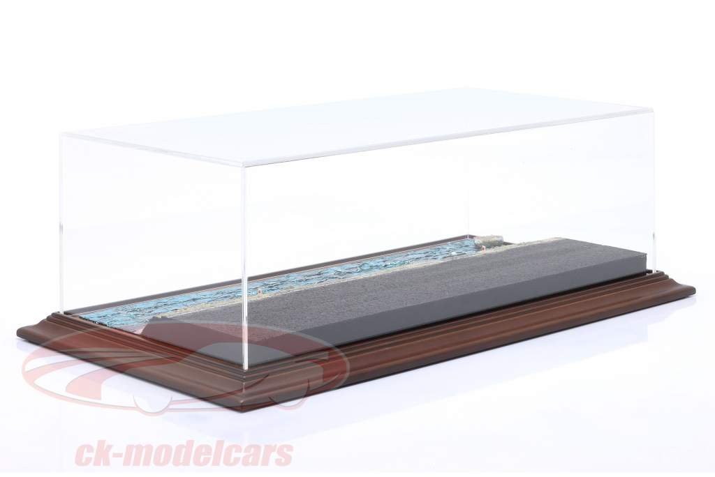 Hoge kwaliteit Acryl Showcase met Diorama grondplaat Murefte - Sea Side 1:43 Atlantic