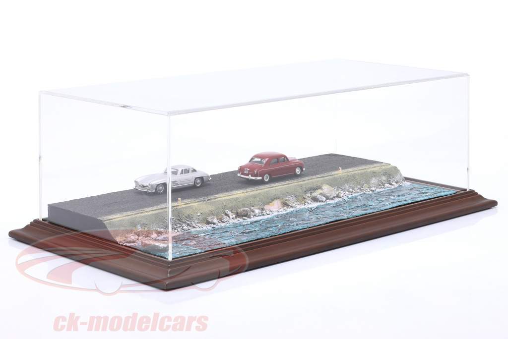 Høj kvalitet Akryl Udstillingsvindue med Diorama bundplade Murefte - Sea Side 1:43 Atlantic