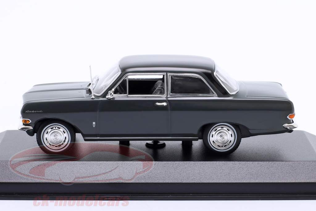 Opel Rekord A Année de construction 1962 gris foncé / noir 1:43 Minichamps