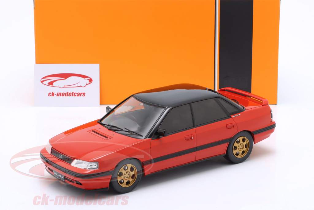 Subaru Legacy RS Byggeår 1991 rød 1:18 Ixo
