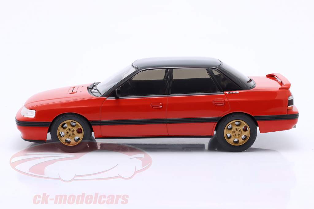 Subaru Legacy RS ano de construção 1991 vermelho 1:18 Ixo
