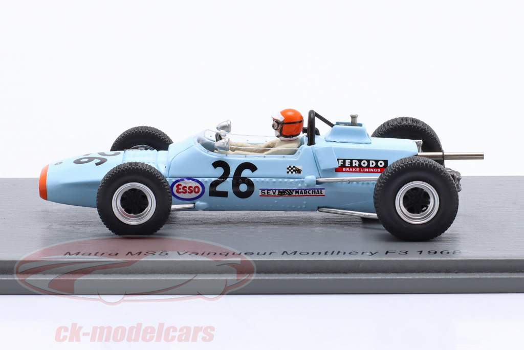J.-P. Jabouille Matra MS5 #26 winner Montlhery formula 3 1968 1:43 Spark