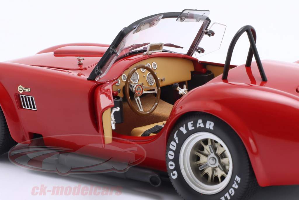 Shelby Cobra 427 S/C Spider ano de construção 1962 vermelho 1:18 Kyosho