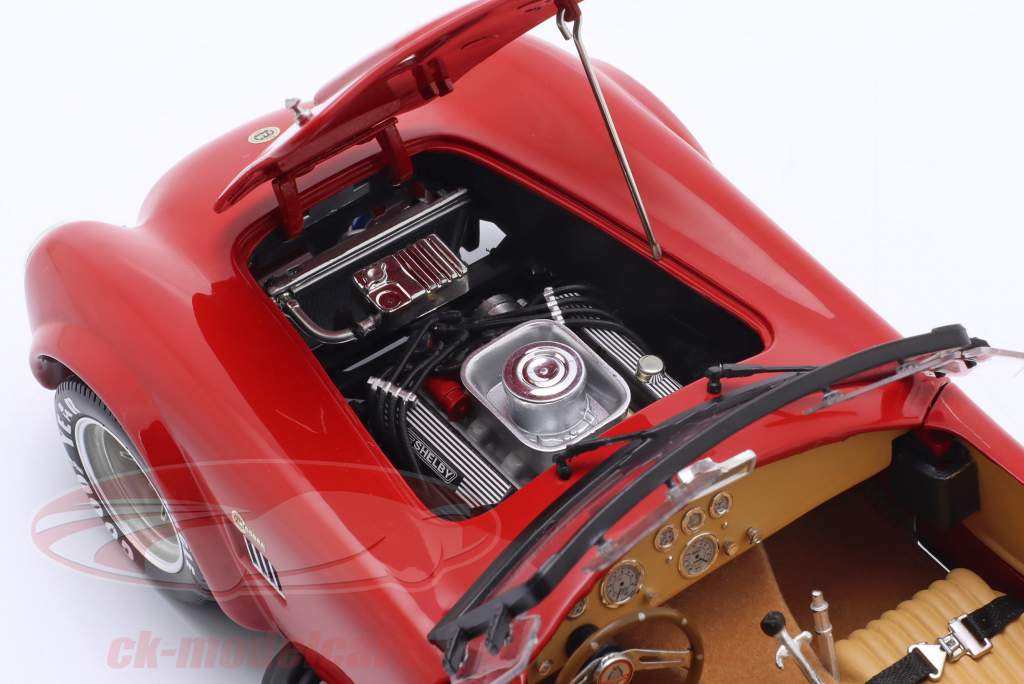 Shelby Cobra 427 S/C Spider 建设年份 1962 红色的 1:18 Kyosho
