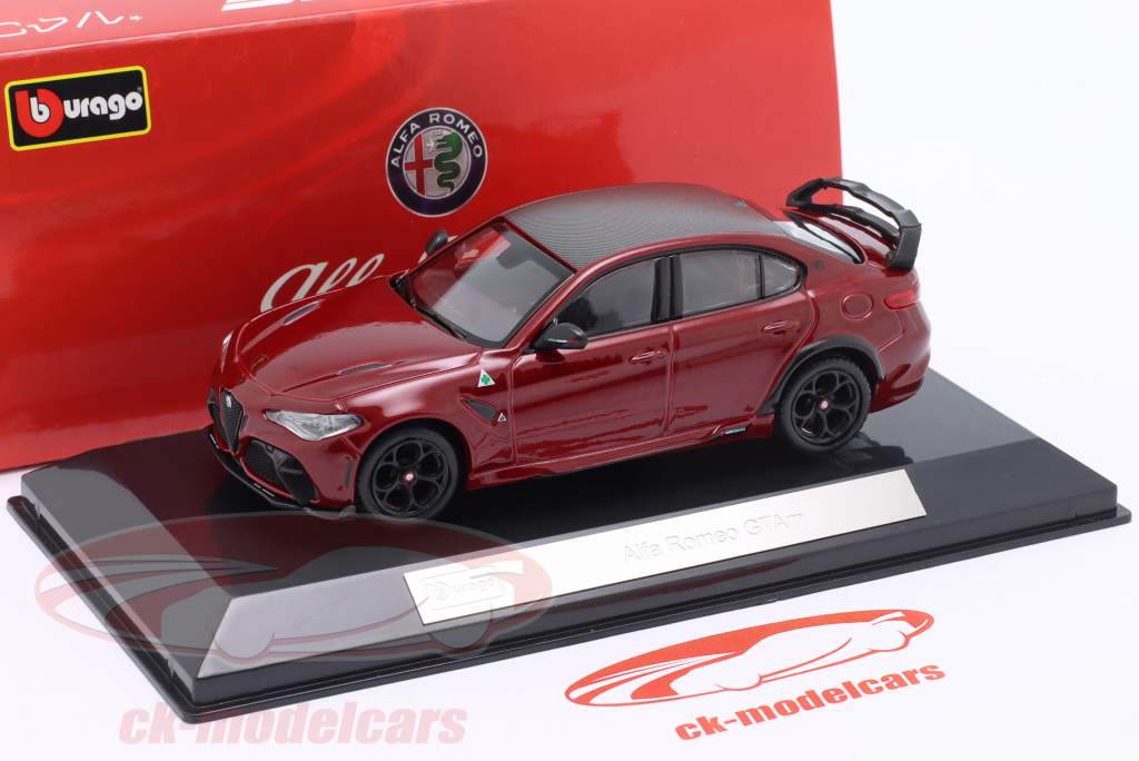 Alfa Romeo Giulia GTAm Año de construcción 2020 gta rojo metálico 1:43 Bburago