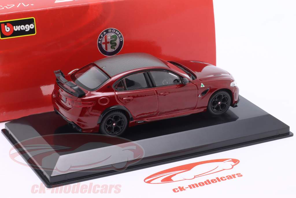 Alfa Romeo Giulia GTAm Año de construcción 2020 gta rojo metálico 1:43 Bburago