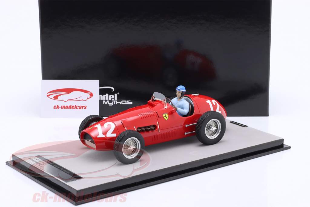 A. Ascari Ferrari 500 F2 #12 Weltmeister Italien GP Formel 1 1952 1:18 Tecnomodel
