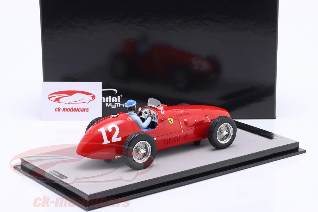 A. Ascari Ferrari 500 F2 #12 Champion du monde Italie GP formule 1 1952 1:18 Tecnomodel