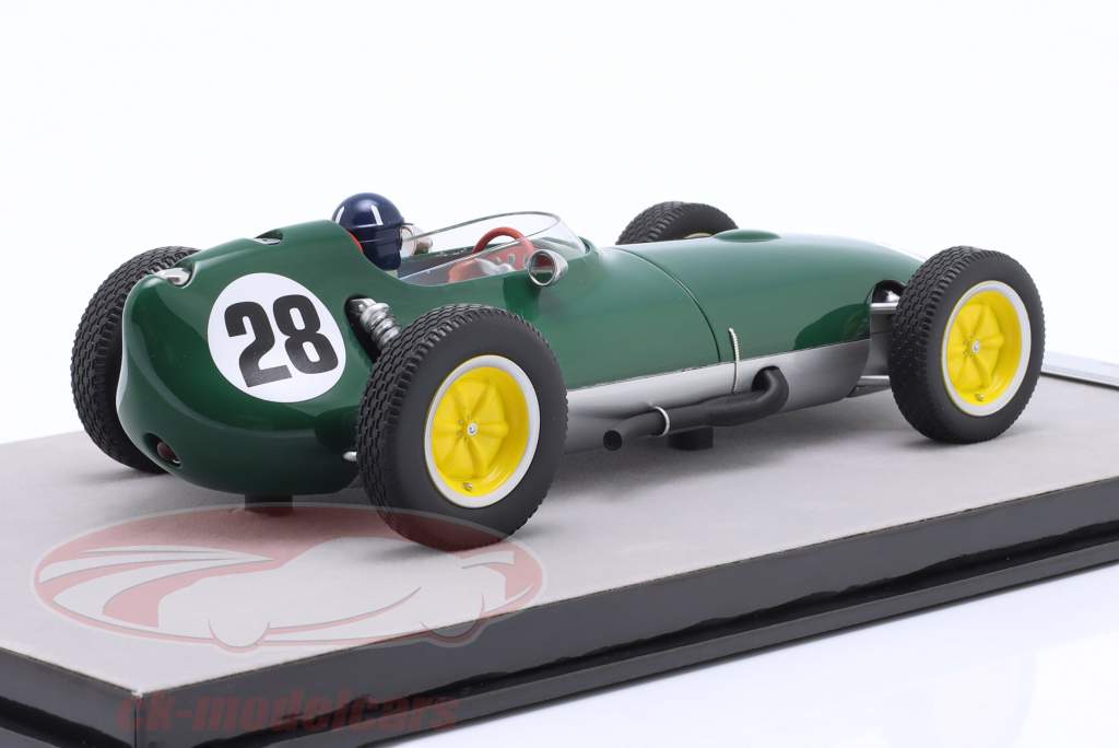 Graham Hill Lotus 16 #28 イギリス人 GP 方式 1 1959年 1:18 Tecnomodel