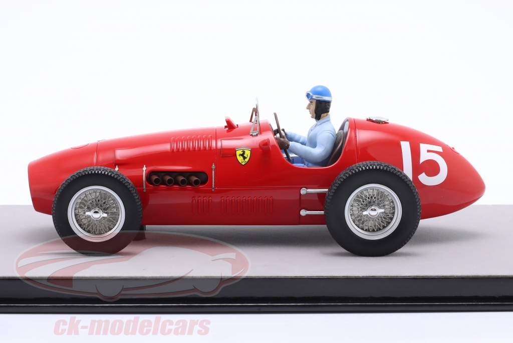 A. Ascari Ferrari 500 F2 #15 winner England GP formula 1 World Champion 1952 1:18 Tecnomodel