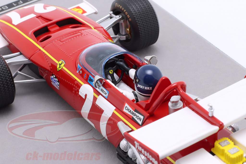 Jacky Ickx Ferrari 312B #27 Belgium GP formula 1 1970 1:18 Tecnomodel