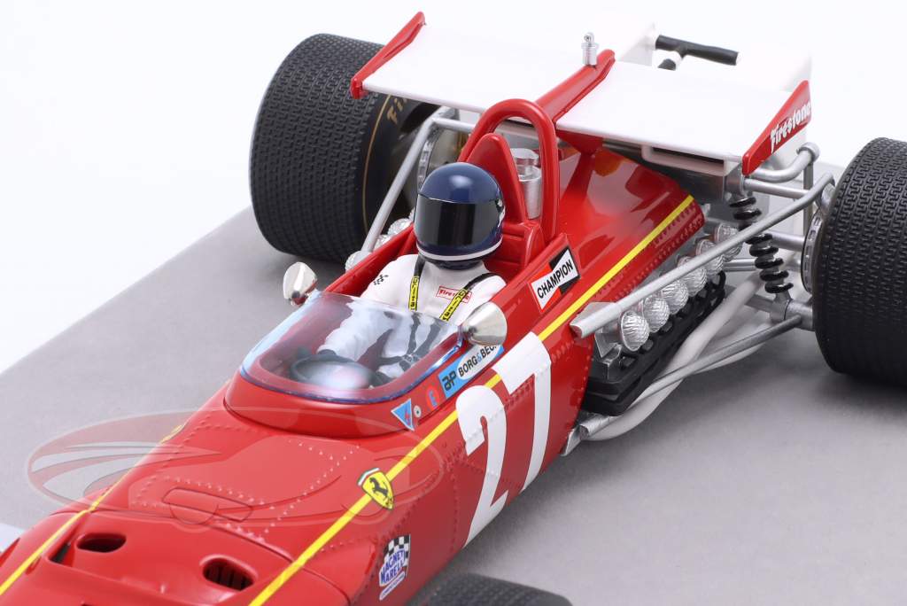 Jacky Ickx Ferrari 312B #27 ベルギー GP 方式 1 1970 1:18 Tecnomodel