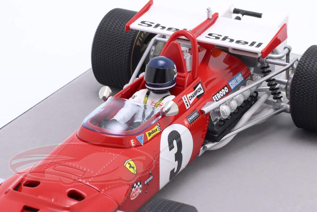 Jacky Ickx Ferrari 312B #3 勝者 メキシコ GP 方式 1 1970 1:18 Tecnomodel