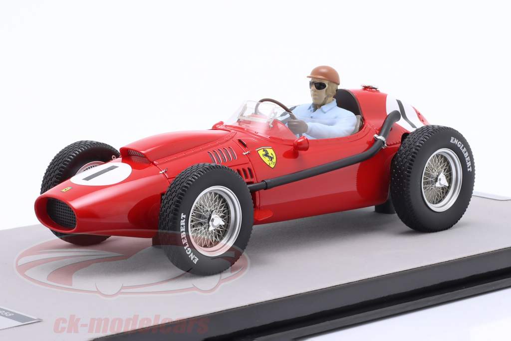 Peter Collins Ferrari 246 #1 ganador británico GP fórmula 1 1958 1:18 Tecnomodel