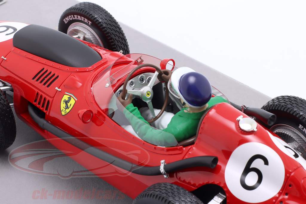 M. Hawthorn Ferrari 246 #6 2 Marokko GP formel 1 Verdensmester 1958 1:18 Tecnomodel