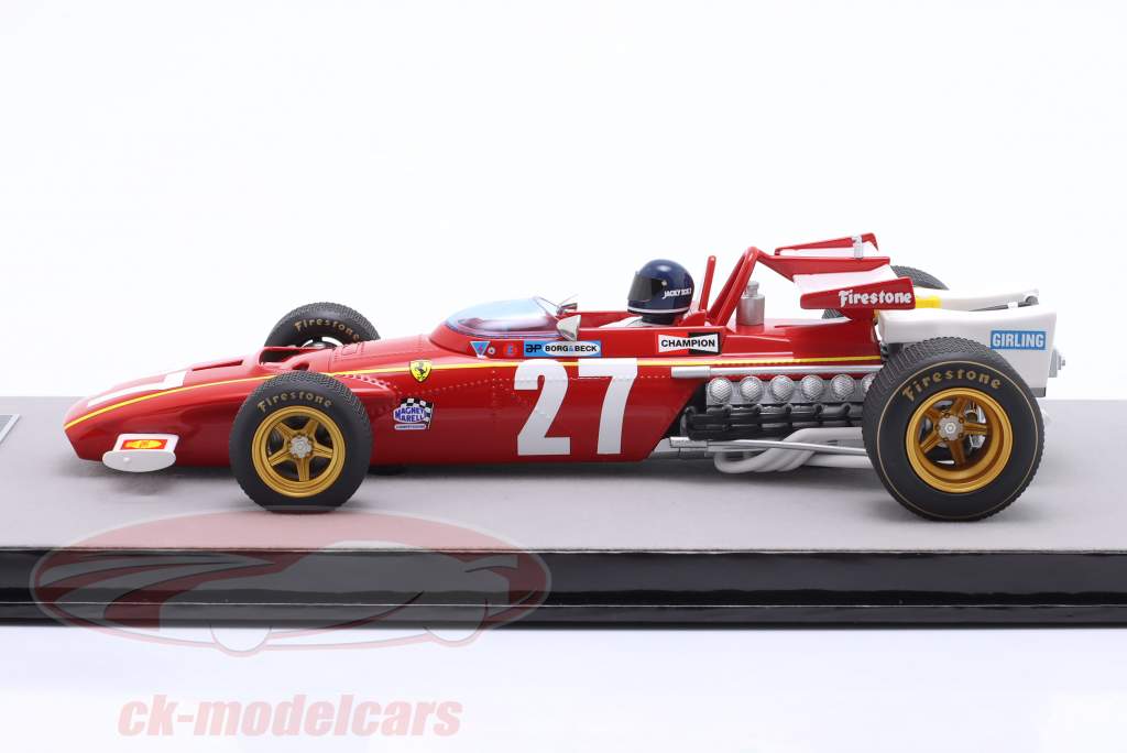 Jacky Ickx Ferrari 312B #27 ベルギー GP 方式 1 1970 1:18 Tecnomodel