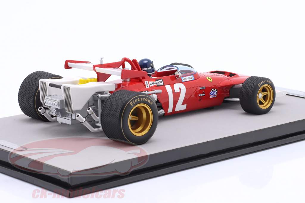 Jacky Ickx Ferrari 312B #12 优胜者 奥地利 GP 公式 1 1970 1:18 Tecnomodel