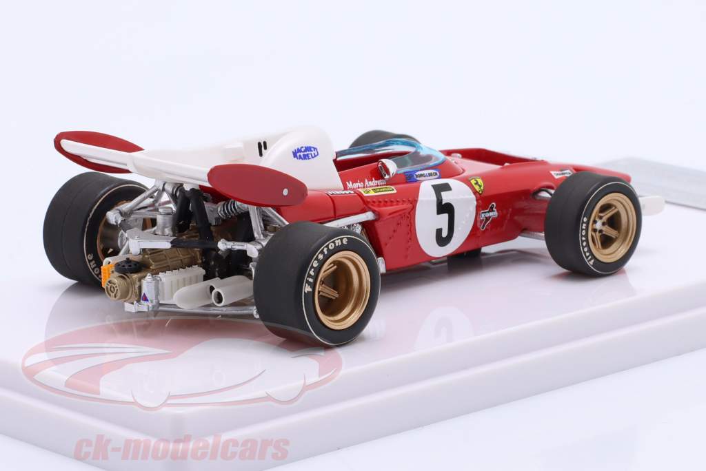 Mario Andretti Ferrari 312B2 #5 4th Deutschland GP Formel 1 1971 1:43 Tecnomodel