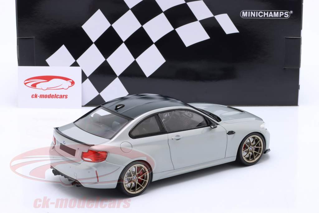 Minichamps 1:18 BMW M2 CS (F87) 2020 silber metallic / goldene  