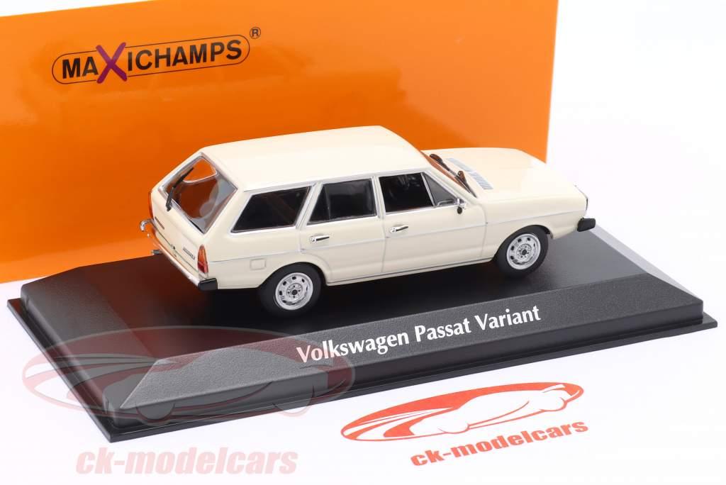 Volkswagen VW Passat Variant Byggeår 1975 hvid 1:43 Minichamps