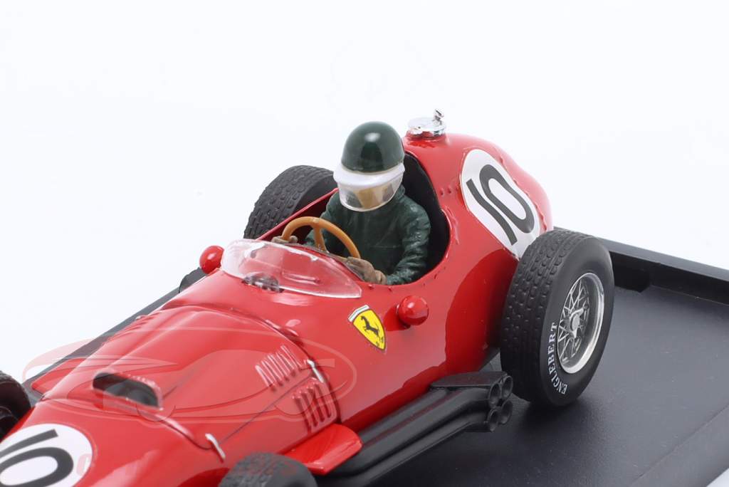 M. Hawthorn Ferrari 801 #10 3-й британский GP формула 1 1957 с фигура водителя 1:43 Brumm