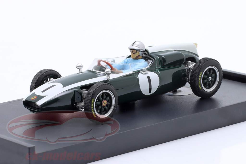 J. Brabham Cooper T53 #1 vinder britisk GP formel 1 Verdensmester 1960   Figur 1:43 Brumm
