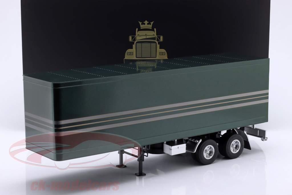 semi-trailer dark green / silver 1:18 Road Kings
