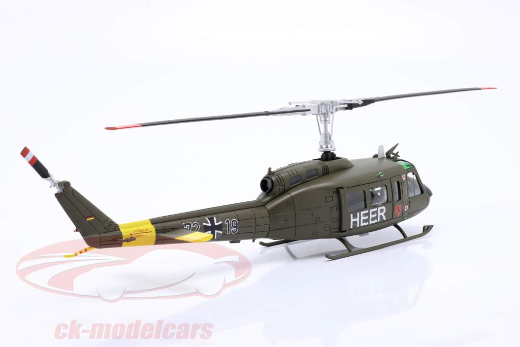 Bell UH 1D helikopter Duits leger Bundeswehr "Heer" groente 1:35 Schuco