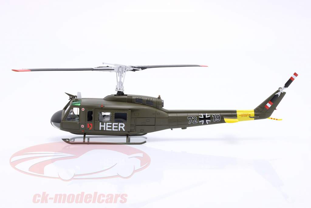 Bell UH 1D elicottero Tedesco esercito Bundeswehr "Heer" verde 1:35 Schuco