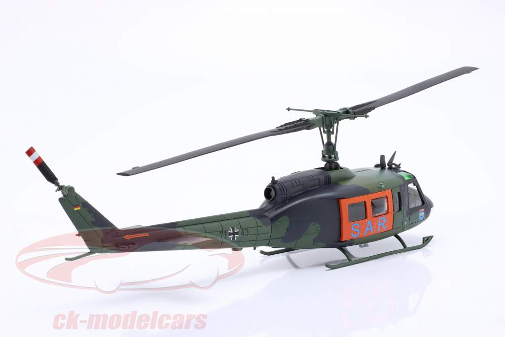 Bell UH 1D Hubschrauber Bundeswehr "SAR" grün / orange 1:35 Schuco