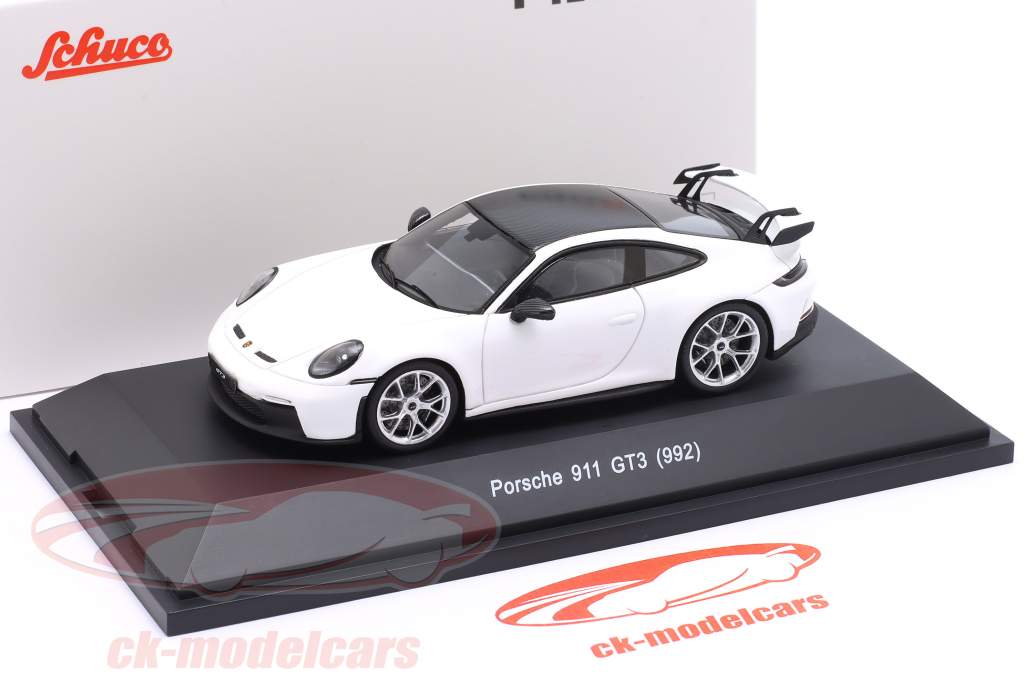 Porsche 911 (992) GT3 Année de construction 2021 blanc 1:43 Schuco