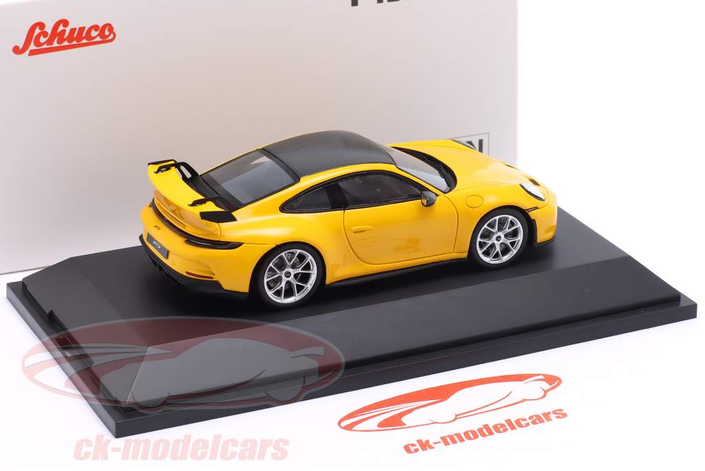 Porsche 911 (992) GT3 Anno di costruzione 2021 giallo 1:43 Schuco