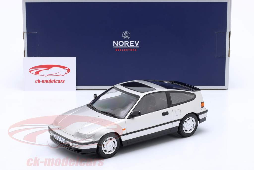 Honda CRX Año de construcción 1990 plata 1:18 Norev