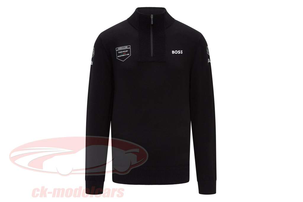 Porsche knitted jumper Motorsport Collection formula E black