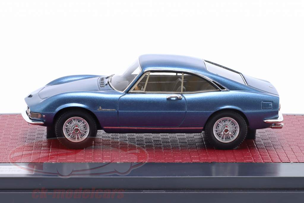 Fiat Dino Berlinetta Prototipo by Pininfarina 1967 blue metallic 1:43 Matrix